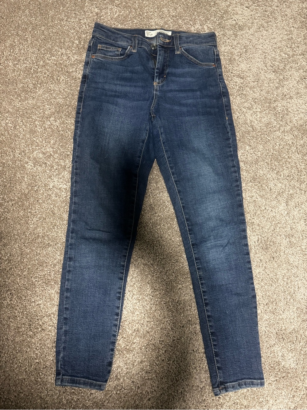 Topshop Indigo Sydney Skinny Jeans